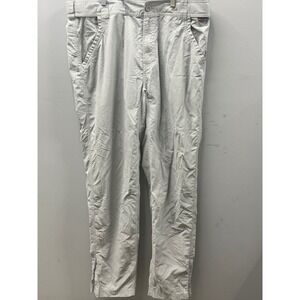 Simms Fishing Pants Mens L 40x30 Tan Quick Dry Technical Utility Lightweight